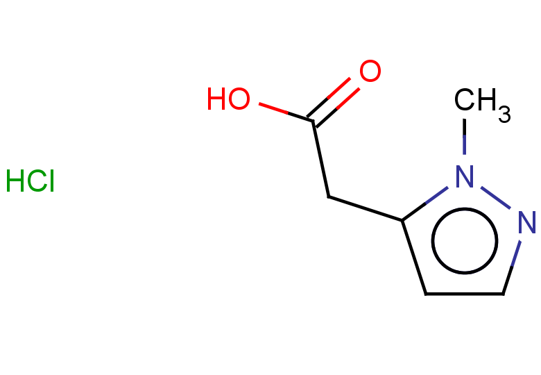 2-(1-methyl-1H-pyrazol-5-yl)acetic acid hydrochloride