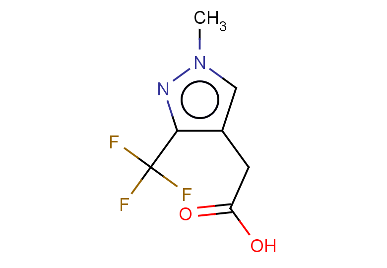 2-[1-methyl-3-(trifluoromethyl)-1H-pyrazol-4-yl]acetic acid