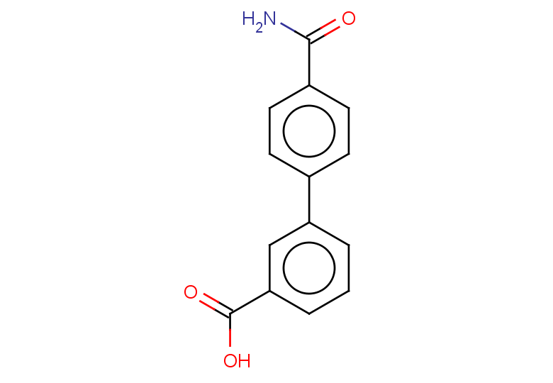 3-(4-carbamoylphenyl)benzoic acid