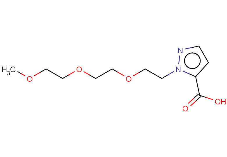 1-(2-(2-(2-methoxyethoxy)ethoxy)ethyl)-1H-pyrazole-5-carboxylic acid