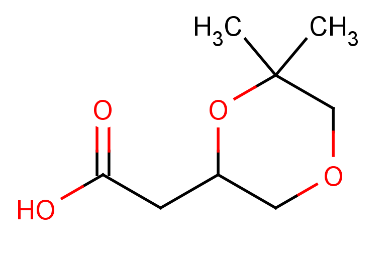 2-(6,6-dimethyl-1,4-dioxan-2-yl)acetic acid
