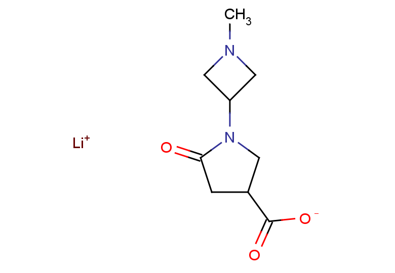 lithium(1+) ion 1-(1-methylazetidin-3-yl)-5-oxopyrrolidine-3-carboxylate