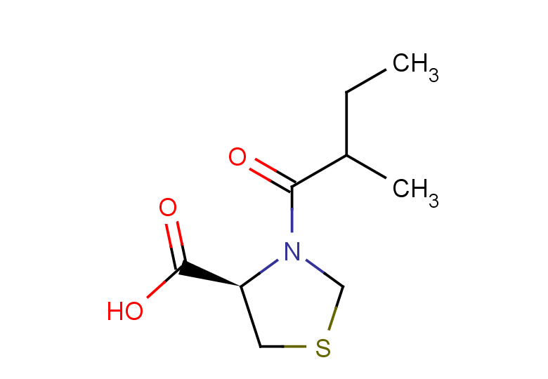 (4R)-3-(2-methylbutanoyl)-1,3-thiazolidine-4-carboxylic acid