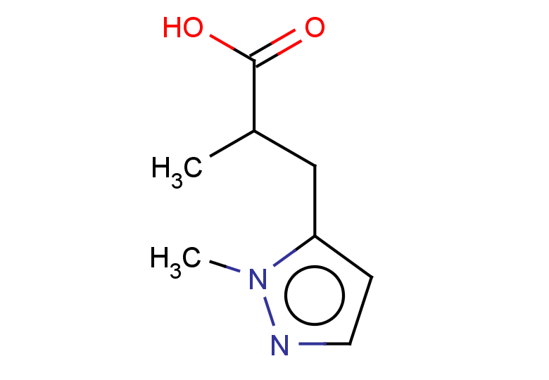 2-methyl-3-(1-methyl-1H-pyrazol-5-yl)propanoic acid