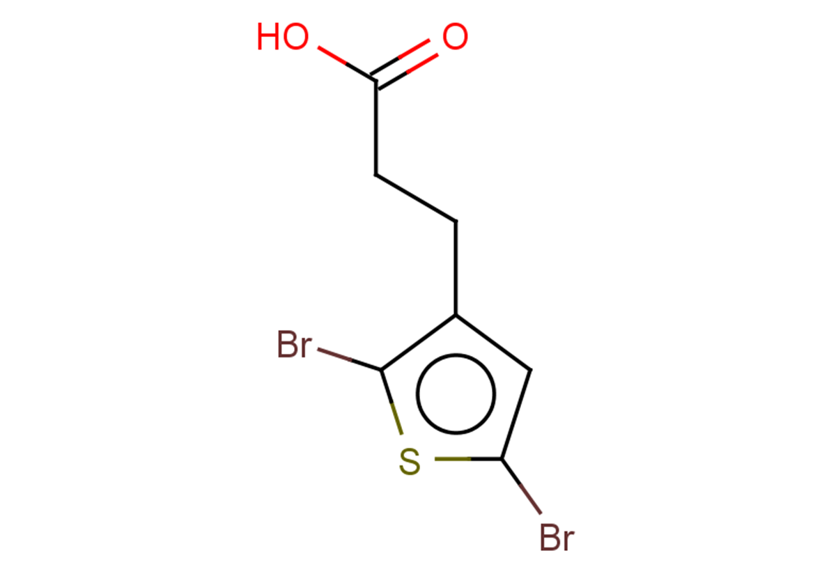 3-(2,5-dibromothiophen-3-yl)propanoic acid
