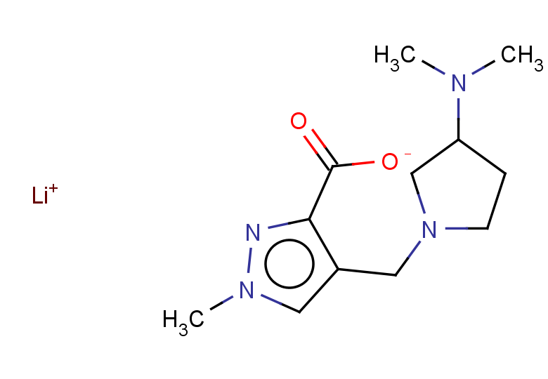 lithium(1+) ion 4-{[3-(dimethylamino)pyrrolidin-1-yl]methyl}-1-methyl-1H-pyrazole-3-carboxylate
