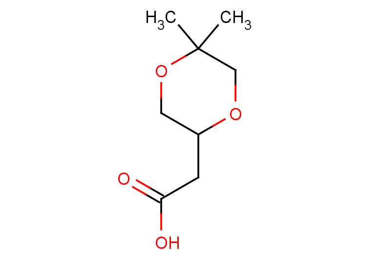 2-(5,5-dimethyl-1,4-dioxan-2-yl)acetic acid
