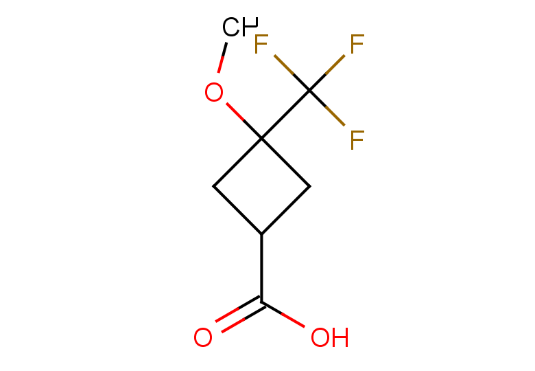 3-methoxy-3-(trifluoromethyl)cyclobutane-1-carboxylic acid