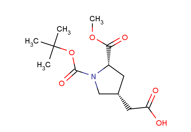 2-[(3R,5S)-1-[(tert-butoxy)carbonyl]-5-(methoxycarbonyl)pyrrolidin-3-yl]acetic acid