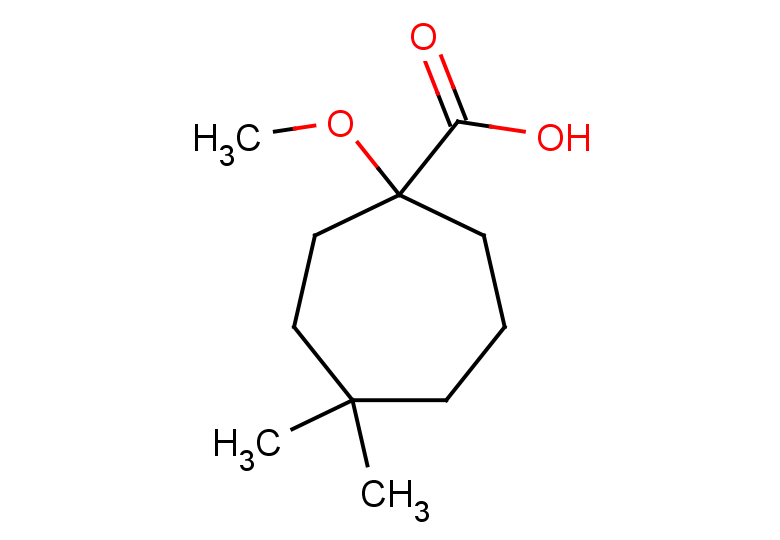 1-methoxy-4,4-dimethylcycloheptane-1-carboxylic acid