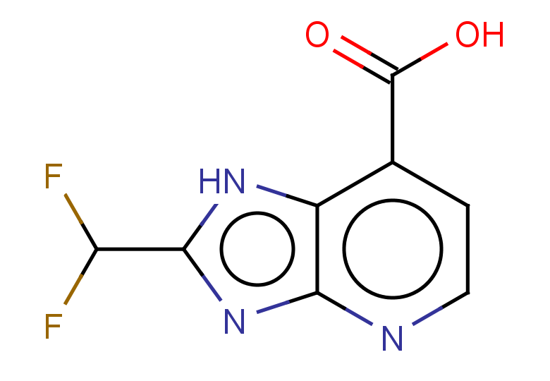 2-(difluoromethyl)-1H-imidazo[4,5-b]pyridine-7-carboxylic acid