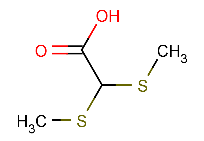 2,2-bis(methylsulfanyl)acetic acid