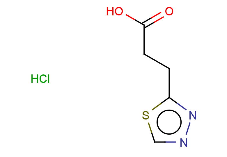 3-(1,3,4-thiadiazol-2-yl)propanoic acid hydrochloride