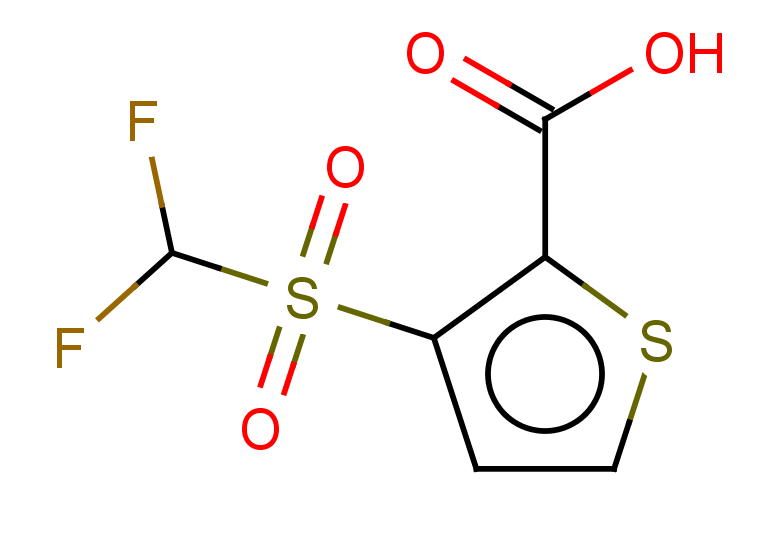 3-difluoromethanesulfonylthiophene-2-carboxylic acid