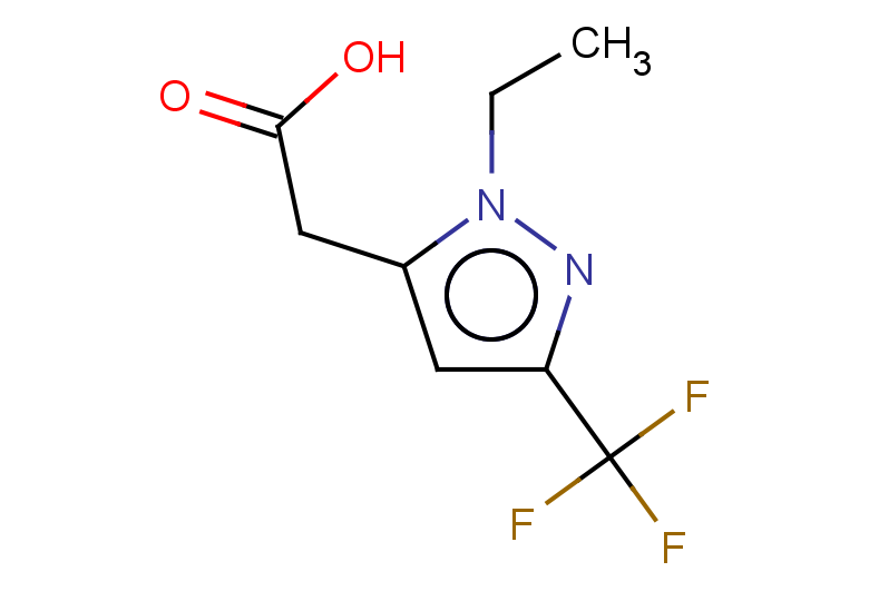 2-[1-ethyl-3-(trifluoromethyl)-1H-pyrazol-5-yl]acetic acid
