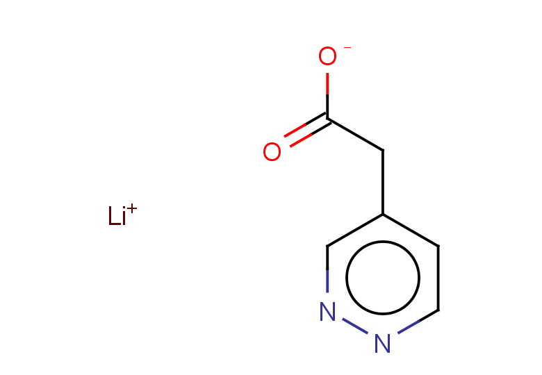 lithium 2-(pyridazin-4-yl)acetate