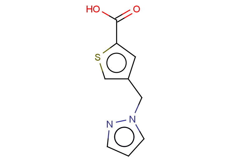 4-(1H-pyrazol-1-ylmethyl)thiophene-2-carboxylic acid