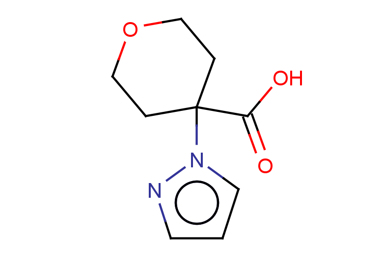 4-(1H-pyrazol-1-yl)oxane-4-carboxylic acid