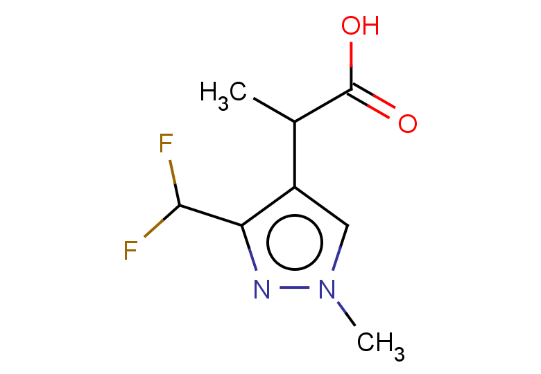 2-[3-(difluoromethyl)-1-methyl-1H-pyrazol-4-yl]propanoic acid