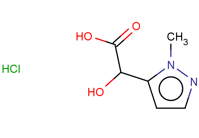 2-hydroxy-2-(1-methyl-1H-pyrazol-5-yl)acetic acid hydrochloride