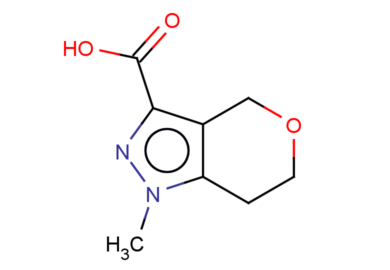1-methyl-1H,4H,6H,7H-pyrano[4,3-c]pyrazole-3-carboxylic acid