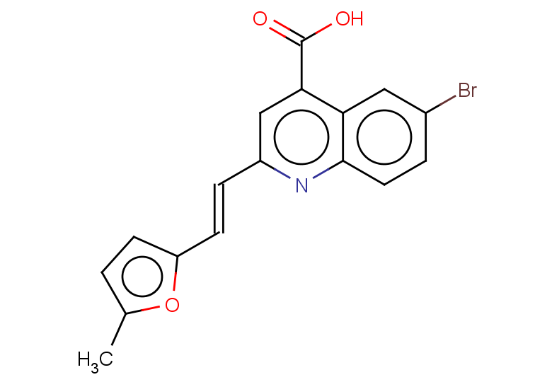 6-bromo-2-[(E)-2-(5-methylfuran-2-yl)ethenyl]quinoline-4-carboxylic acid