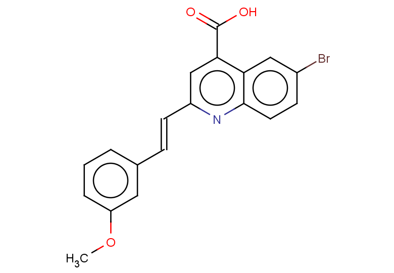 6-bromo-2-[(E)-2-(3-methoxyphenyl)ethenyl]quinoline-4-carboxylic acid