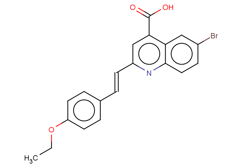 6-bromo-2-[(E)-2-(4-ethoxyphenyl)ethenyl]quinoline-4-carboxylic acid
