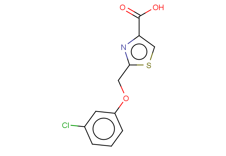 2-(3-chlorophenoxymethyl)-1,3-thiazole-4-carboxylic acid