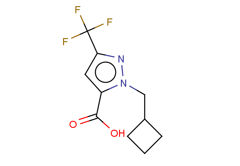 1-(cyclobutylmethyl)-3-(trifluoromethyl)-1H-pyrazole-5-carboxylic acid