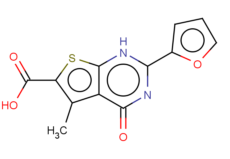 2-(furan-2-yl)-5-methyl-4-oxo-1H,4H-thieno[2,3-d]pyrimidine-6-carboxylic acid