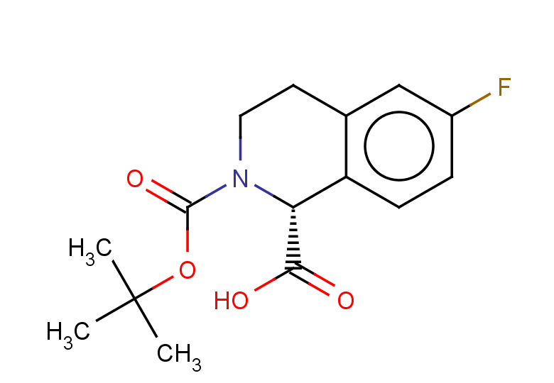 (1R)-2-[(tert-butoxy)carbonyl]-6-fluoro-1,2,3,4-tetrahydroisoquinoline-1-carboxylic acid