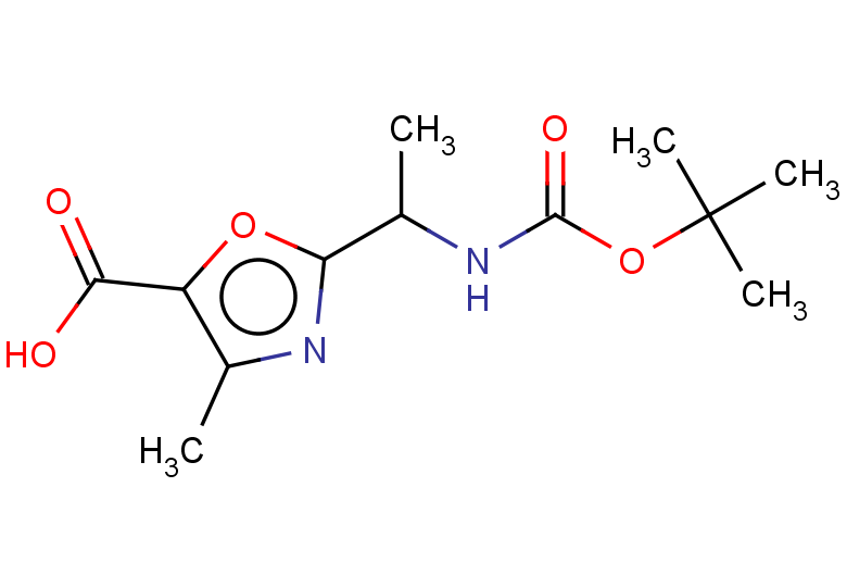 2-(1-{[(tert-butoxy)carbonyl]amino}ethyl)-4-methyl-1,3-oxazole-5-carboxylic acid