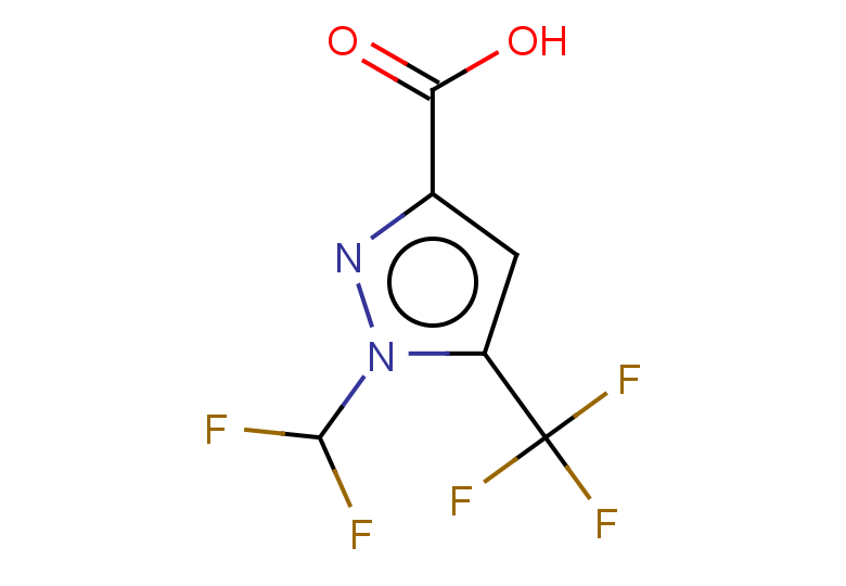 1-(difluoromethyl)-5-(trifluoromethyl)-1H-pyrazole-3-carboxylic acid