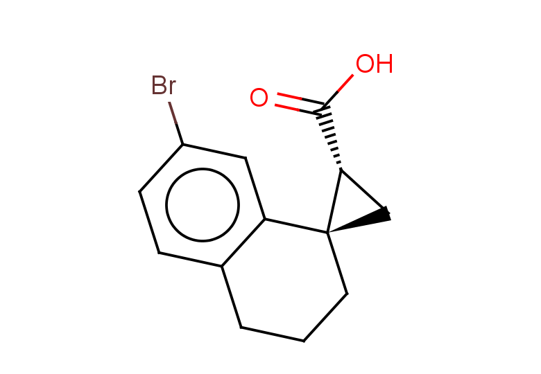 (1R,3R)-7'-bromo-3',4'-dihydro-2'H-spiro[cyclopropane-1,1'-naphthalene]-3-carboxylic acid