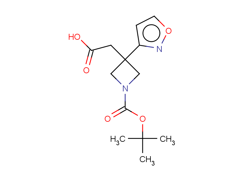 2-{1-[(tert-butoxy)carbonyl]-3-(1,2-oxazol-3-yl)azetidin-3-yl}acetic acid