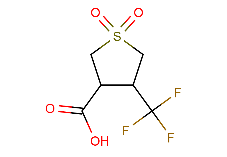 1,1-dioxo-4-(trifluoromethyl)-1lambda6-thiolane-3-carboxylic acid