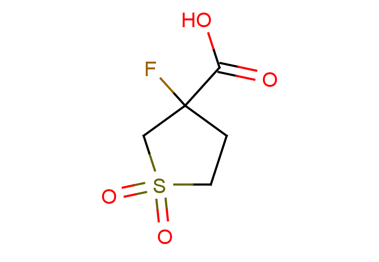 3-fluoro-1,1-dioxo-1lambda6-thiolane-3-carboxylic acid