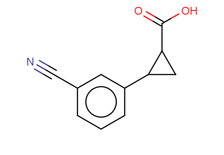 2-(3-cyanophenyl)cyclopropane-1-carboxylic acid