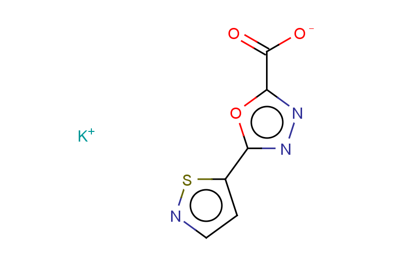 potassium 5-(1,2-thiazol-5-yl)-1,3,4-oxadiazole-2-carboxylate