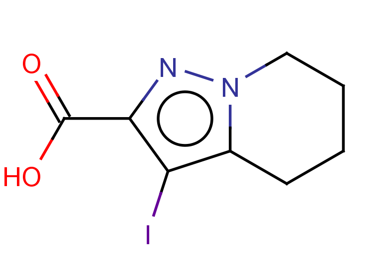 3-iodo-4H,5H,6H,7H-pyrazolo[1,5-a]pyridine-2-carboxylic acid