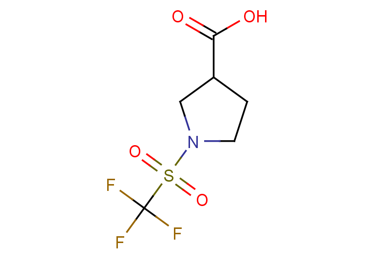 1-trifluoromethanesulfonylpyrrolidine-3-carboxylic acid