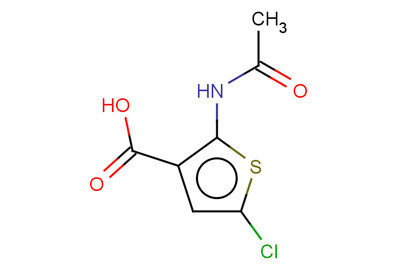 5-chloro-2-acetamidothiophene-3-carboxylic acid