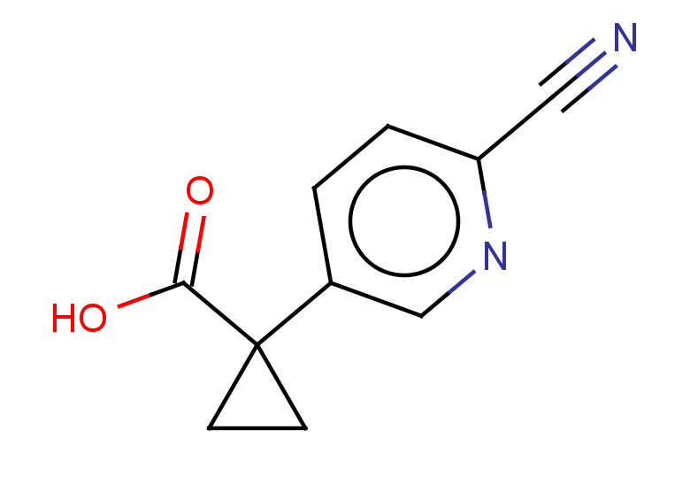 1-(6-cyanopyridin-3-yl)cyclopropane-1-carboxylic acid