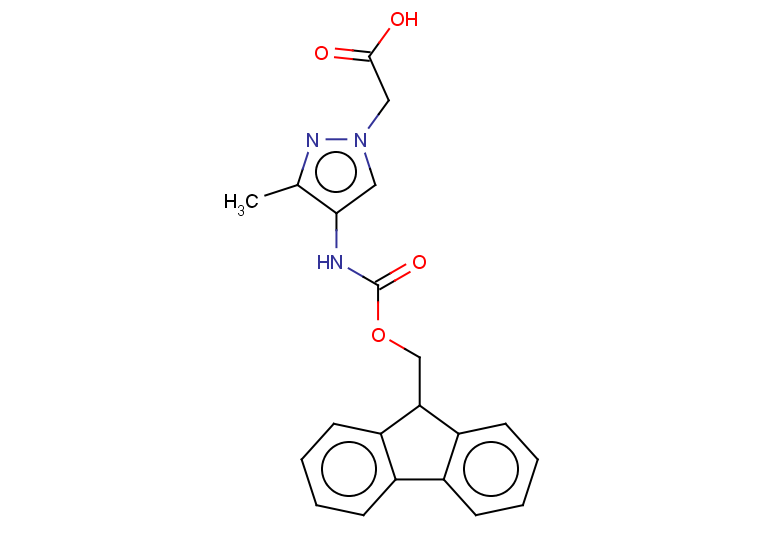 2-(4-{[(9H-fluoren-9-ylmethoxy)carbonyl]amino}-3-methyl-1H-pyrazol-1-yl)acetic acid