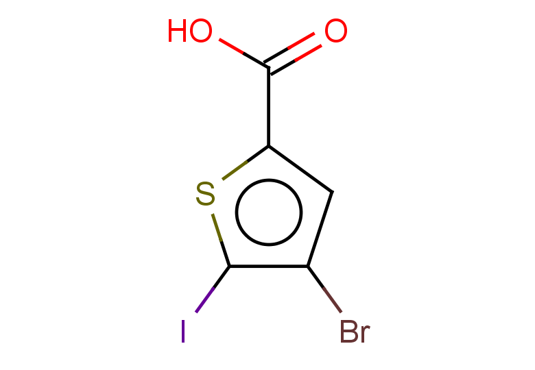 4-bromo-5-iodothiophene-2-carboxylic acid