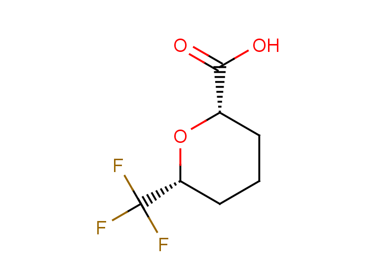(2S,6R)-6-(trifluoromethyl)oxane-2-carboxylic acid
