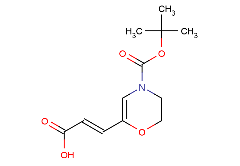 (2E)-3-{4-[(tert-butoxy)carbonyl]-3,4-dihydro-2H-1,4-oxazin-6-yl}prop-2-enoic acid