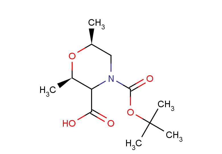 (2R,6S)-4-[(tert-butoxy)carbonyl]-2,6-dimethylmorpholine-3-carboxylic acid