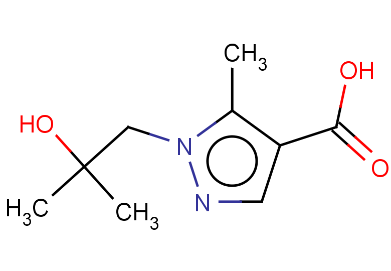 1-(2-hydroxy-2-methylpropyl)-5-methyl-1H-pyrazole-4-carboxylic acid